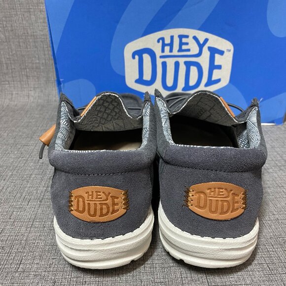 Hey Dude Wally Corduroy Charcoal NEW